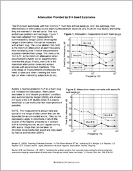 MRI Insert Earphones - Technical Note on Attenuation (PDF)